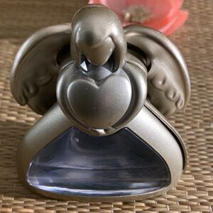 Heart Angel Figurine with Crystal Light Base
